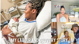 Storytime  My natural labour and delivery story  how to keep track of contractions SA YouTuber [upl. by Sasnak129]