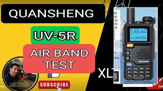 AIRBAND TEST  QUANSHENG UV5R amp UNK6  K6 [upl. by Kelwin249]