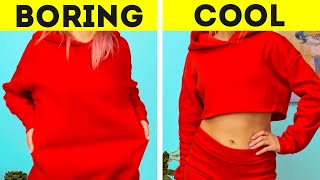 5minute makeover challenge for old clothes ✂ 👗 [upl. by Notyep]