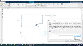 Transistor dc biasing using MATLAB SIMULINK [upl. by Heisser]