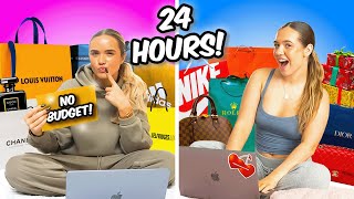 24 Hour Online Shopping Challenge Unlimited Budget [upl. by Eey]