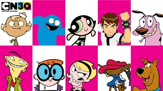 30 Years of Iconic Cartoons  Cartoon Network [upl. by Nwahsyd]