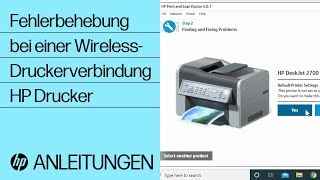 Fehlerbehebung bei einer WirelessDruckerverbindung HP Drucker  HP Support [upl. by Anitnas973]