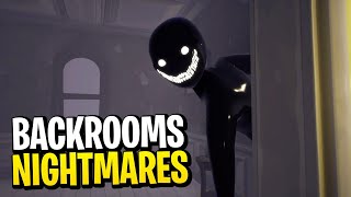 BACKROOMS NIGHTMARES FORTNITE CREATIVE 20 Horror [upl. by Aleece]