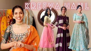 Affordable Lehenga Haul from Kreeva  Is it worth your money [upl. by Onig613]