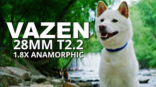 VAZEN 28MM T22 18x Anamorphic Lens SHOT ON RED KOMODO [upl. by Cassandre]