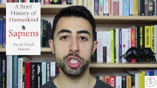 Sapiens A Brief History of Humankind by Yuval Noah Harari  One Minute Book Review [upl. by Anilemrac]