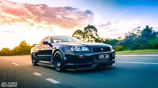 R34 GTR  Haltech AntilagRotational idle features [upl. by Bamberger]