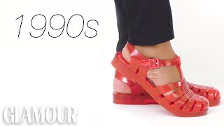 100 Years of Womens Shoes  Glamour [upl. by Axe]