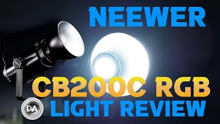 Neewer CB200C RGB LED Video Light Review  36000 Colors for 300 [upl. by Butte]