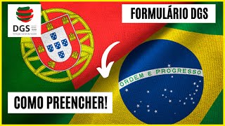 FORMULÁRIO OBRIGATÓRIO PARA ENTRAR EM PORTUGAL  DGS [upl. by Eizeerb]