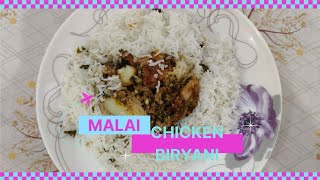 Malai chicken biryani  मलाई चिकन बिर्याणी  yummy amp tasty  Biryani recipe for you  biryani lover [upl. by Vanhook]