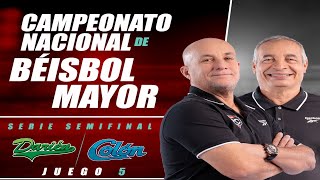 Darién vs Colón  Juego 5 de las semifinales del Béisbol Mayor 2024 [upl. by Erdda332]