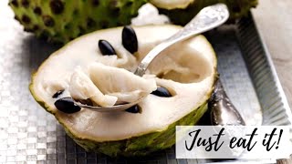 HOW TO EAT CHIRIMOYA or CUSTARD APPLE   Some Delicious Recipes amp Ideas [upl. by Okuy900]