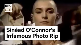 Why Sinéad OConnor Ripped a Photo of Pope John Paul II [upl. by Oinotnaocram]