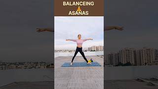 🧘 Balancing Asanas 🧘yoga shortsfeed yogaasanas yogaexercisebalancingpose poses [upl. by Ardnassak]