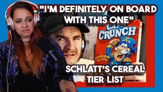 Bartender Reacts Im definitely on board with this one Schlatts Cereal Tier List by jschlattLIVE [upl. by Ayyn912]