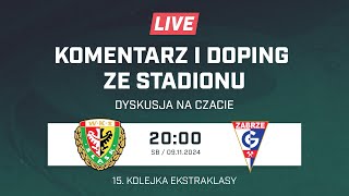 Śląsk Wrocław  Górnik Zabrze K Rakowicz i K Cyndecki Ekstraklasa LIVE na żywo doping [upl. by Elleyoj]