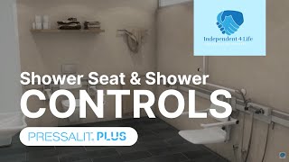 Pressalit PLUS  Shower Seat and Shower Controls Overview [upl. by Eleazar]