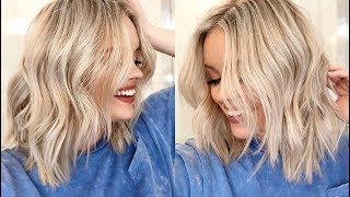 HOW TO EASY WAVES TUTORIAL  Short to Medium Length Hair [upl. by Noteek]