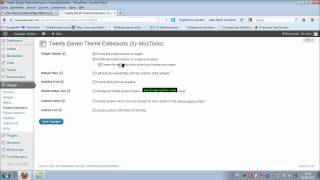 Wordpress Twenty Eleven Theme Anpassungen [upl. by Mcclenaghan]