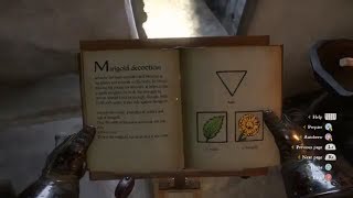 Kingdom Come Deliverance  Alchemy  MARIGOLD DECOCTION [upl. by Tenaej552]