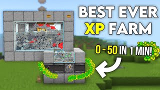 NEW BEST EVER XP FARM IN Minecraft Bedrock 121 [upl. by Bakeman]