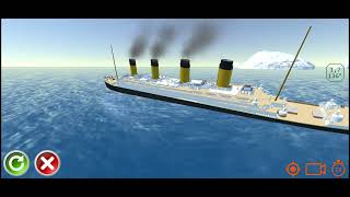 Titanic hits iceberg on left sidecan he make it [upl. by Audry]