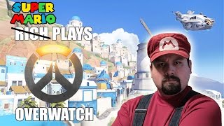 Super Mario Plays Overwatch [upl. by Aerbua]