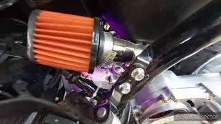 Aerox 155 Short Ram Air Intake and RAD Filter Review with Soundcheck [upl. by Eide]