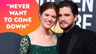 How Rose Leslie Stood By Kit Harington Through Addiction  Rumour Juice [upl. by Ijnek]