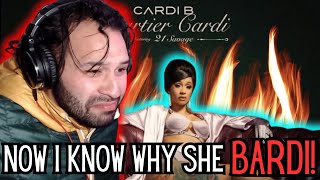 BARDI IS A DIFFERENT BEAST 😤 quotBartier Cardiquot Cardi B x 21 Savage Reaction [upl. by Krenn]