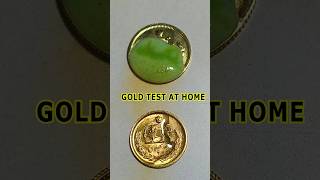 Gold test at home with Aqua regia [upl. by Erdnua]