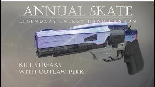 Destiny 2  Annual Skate  Energy Hand Cannon  PVP Gameplay Review [upl. by Anytsirk47]