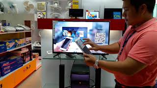 รีวิิวการเชื่อมอินเตอร์เน็ตและการเข้าใช้งาน Ehsare ของ SMART TV Aconatic [upl. by Carmita]