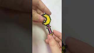 Perler beads  DIY keychain [upl. by Nywra]