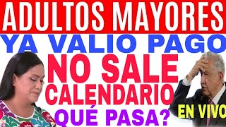 📆CAMBIAN📆PAGO🔥 ADULTOS MAYORES HOY ☝️EN VIVO 65 Y MAS 🎉6000 12000 y 18000 [upl. by Martinelli]