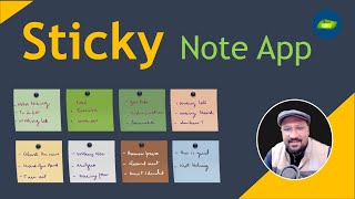 Sticky Notes App Tutorial  How to Use Sticky Notes on Desktop  Basic Science Series [upl. by Tu169]