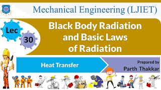 L 30 Black Body Radiation and Basic Laws of Radiation  Heat Transfer  Mechanical [upl. by Etrem]