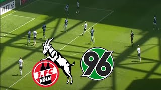 1 FC Köln 22 Hannover 96 Highlights  Bundesliga 2  20242025 [upl. by Otrebmuh]