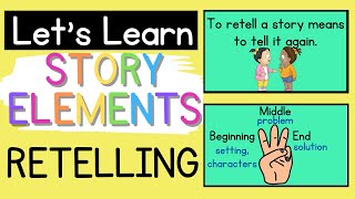 Comprehension Story Elements Retelling [upl. by Kalman]