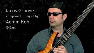 Jacos Groove  Electric Bass Guitar  Achim Kohl  Tabs available [upl. by Rutter]