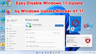 Easy Disable Update Windows 11 by Windows Update Blocker V117 [upl. by Annamaria]