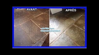 LAstuce Pour Nettoyer et FAIRE BRILLER un Carrelage ENCRASSÉ [upl. by Hilliard]