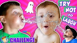 TRY NOT TO LAUGH CHALLENGE FUNnel Family does HAHA [upl. by Vacla]