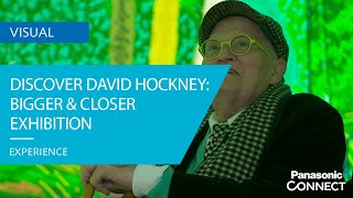 🎨 Discover David Hockney Bigger amp Closer Exhibition  Enhanced by Panasonic Projectors [upl. by Nilyak]