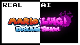 Mario amp Luigi Dream Team  Dreamy Castle Rendezvous but its continued by AI [upl. by Eceinal]