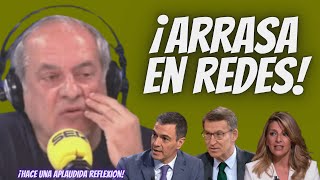 Javier Aroca quotARRASA en las REDESquot con esta CRÍTICA a Feijóo Pedro Sánchez y a Yolanda Díaz [upl. by Lamak]