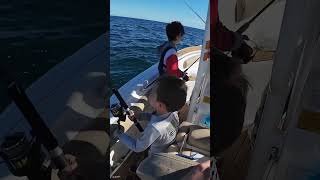 Tripled Up epic fishing offshorefishing shorts viralvideo [upl. by Sirroned]