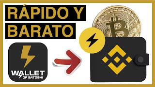 ✅ COMO ENVIAR BITCOIN BTC de WALLET of SATOSHI a BINANCE 🔒 con LIGHTNING NETWORK ⚡ [upl. by Caril]